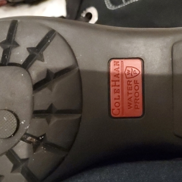 Cole Haan Black Waterproof Mardi Boots 7.5 - Picture 14 of 14